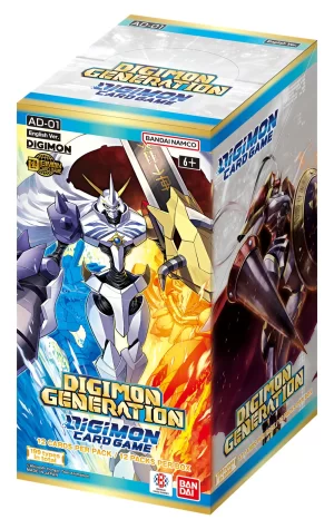 Digimon Card Game Advanced Booster Digimon Generation Booster Box AD-01