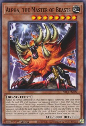 Alpha, the Master of Beasts - Structure Deck: Fire Kings (SR14) - Common