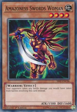 Amazoness Swords Woman - Speed Duel Decks: Duelists of Tomorrow SS02-ENC06 - Common