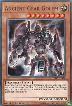 Ancient Gear Golem - Legendary Duelists: Ancient Millennium LED2-EN034 - Common