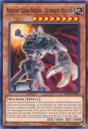 Ancient Gear Golem - Ultimate Pound - 2018 Mega-Tins Mega Pack MP18-EN103 - Common