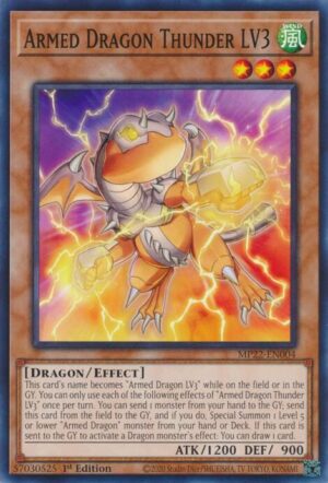 Armed Dragon Thunder LV3 - 2022 Tin of the Pharaoh's Gods MP22-EN004 - Common