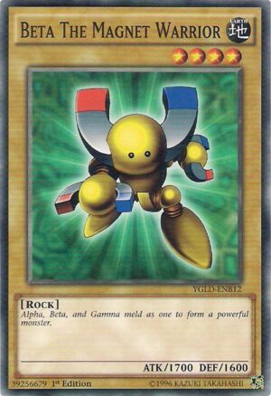 Beta The Magnet Warrior - King of Games: Yugi's Legendary Decks YGLD-ENB12 - Common