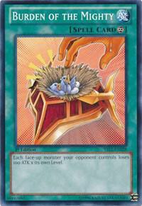 Burden of the Mighty - Starter Deck: Xyz Symphony YS12-EN028 - Common