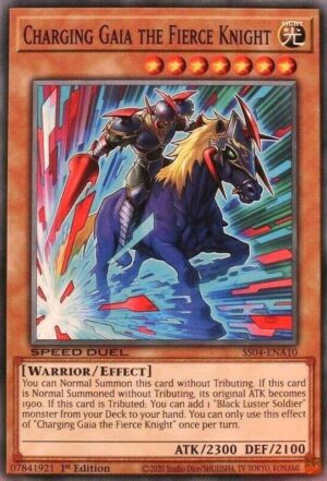 Charging Gaia the Fierce Knight - Speed Duel Decks: Match of the Millennium SS04-ENA10 - Common