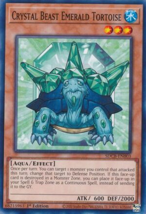 Crystal Beast Emerald Tortoise - Structure Deck: Legend of the Crystal Beasts SDCB-EN003 - Common
