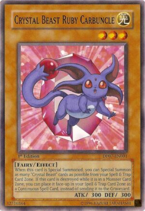 Crystal Beast Ruby Carbuncle - Duelist Pack 7: Jesse Anderson DP07-EN001 - Common