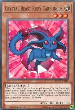 Crystal Beast Ruby Carbuncle - Legendary Duelists: Ancient Millennium LDAM-EN041 - Common