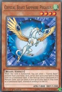 Crystal Beast Sapphire Pegasus - Legendary Duelists: Ancient Millennium LDAM-EN042 - Common