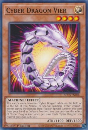 Cyber Dragon Vier - Structure Deck: Cyber Strike SDCS-EN006 - Common