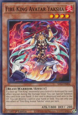 Fire King Avatar Yaksha - Structure Deck: Fire Kings (SR14) - Common