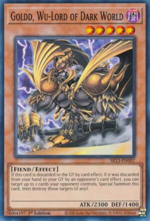 Goldd, Wu-Lord of Dark World - Structure Deck: Dark World (SR13) - Common