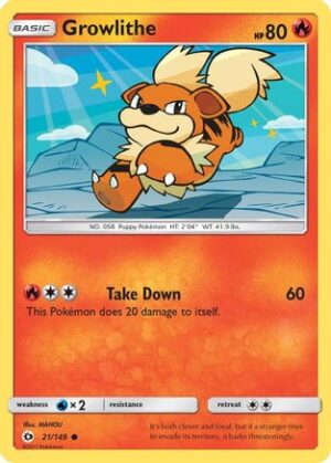 Growlithe - 21/149 - Common