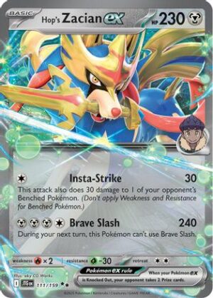 Hop's Zacian ex - 111/159 - Ultra Rare