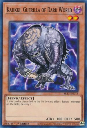 Kahkki, Guerilla of Dark World - Structure Deck: Dark World (SR13) - Common