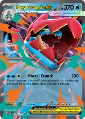 Mega Feraligatr ex 043/217 - Double Rare