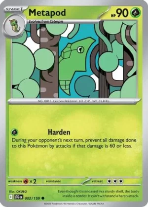Metapod - 002/159 - Common