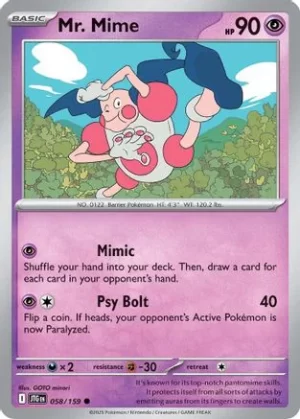 Mr. Mime - 058/159 - Common
