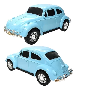 REPLICA VOLKSWAGEN BEETLE ESCARABAJO - PLASTICO - 22CM (CELESTE)
