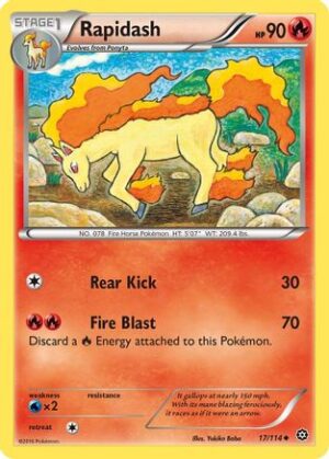 Rapidash - 17/114 - Uncommon