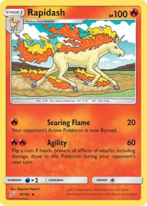 Rapidash - 18/181 - Uncommon