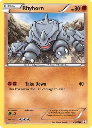 Rhyhorn - 49/83 - Common