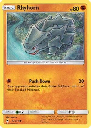 Rhyhorn - 92/214 - Common