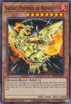 Sacred Phoenix of Nephthys - Structure Deck: Fire Kings (SR14) - Common