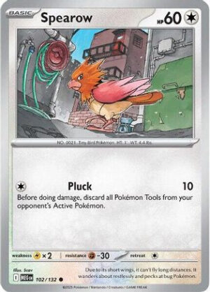 Spearow 102/132 - Common