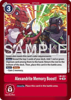 Alexandrite Memory Boost! - Limited Card Pack -Another Knight- (LM-051 P)