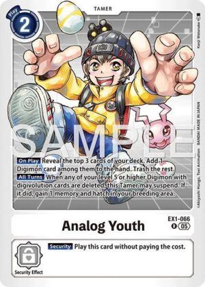 Analog Youth (Reprint) - Advanced Booster Digimon Generation (EX1-066 R)