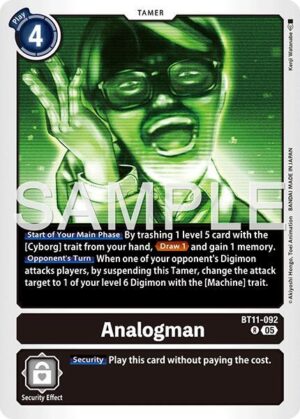 Analogman (Reprint) - Advanced Booster Digimon Generation (BT11-092 R)