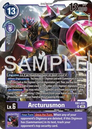 Arcturusmon (Reprint) - Advanced Booster Digimon Generation (RB1-031 SR)