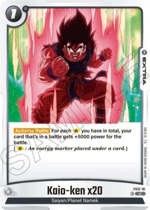 Kaio-ken x20 - Starter Deck EX: The Beat of Ki (FS12-18 C)