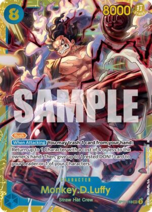 Monkey.D.Luffy (118) - A Fist of Divine Speed (OP11-118 SEC)