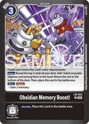 Obsidian Memory Boost! - Limited Card Pack -Another Knight- (LM-053 P)