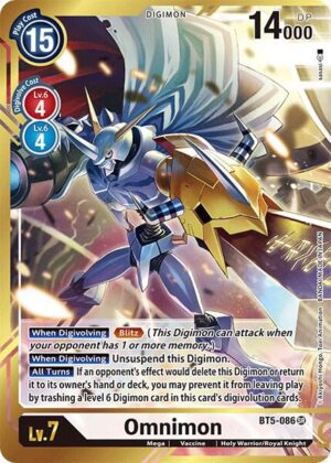 Omnimon (Alternate Art - sasasi) - Battle of Omni (BT5-086 SR)