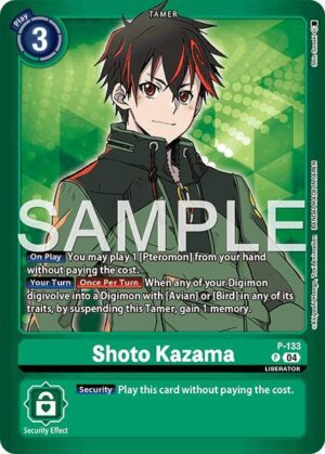 Shoto Kazama - Limited Card Pack -Another Knight- (P-133 P)