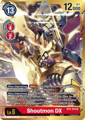 Shoutmon DX (Alternate Art) - Battle of Omni (BT5-019 SR)