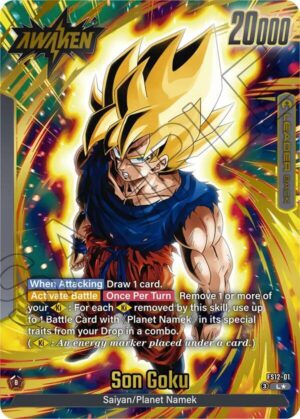 Son Goku - FS12-01 (Gold) - Starter Deck EX: The Beat of Ki (FS12-01 L)