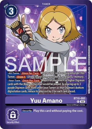 Yuu Amano - Limited Card Pack -Another Knight- (BT10-093 R)