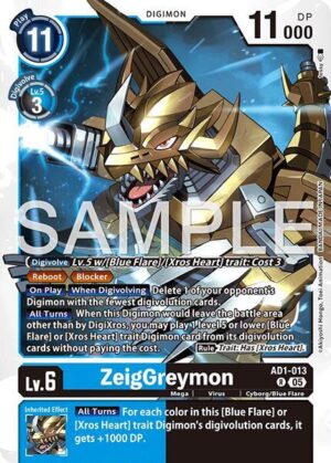 ZeigGreymon - Advanced Booster Digimon Generation (AD1-013 R)