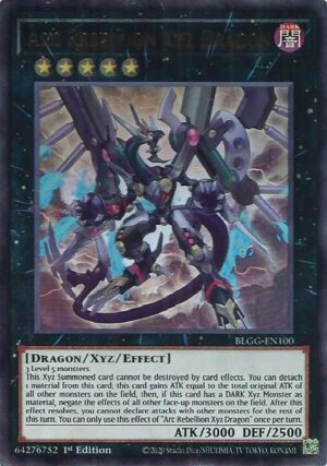 Arc Rebellion Xyz Dragon - Battles of Legend: Glorious Gallery BLGG-EN100 - Ultra Rare
