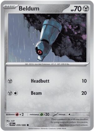 Beldum - 059/086 - ME04: Chaos Rising (CRI) - Common