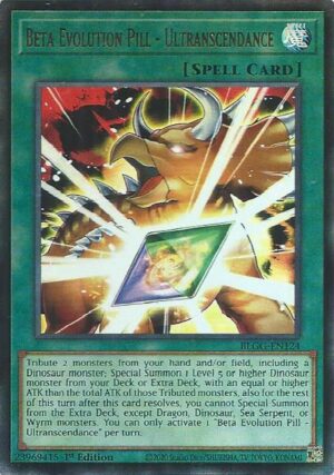 Beta Evolution Pill - Ultranscendance - Battles of Legend: Glorious Gallery BLGG-EN124 - Ultra Rare
