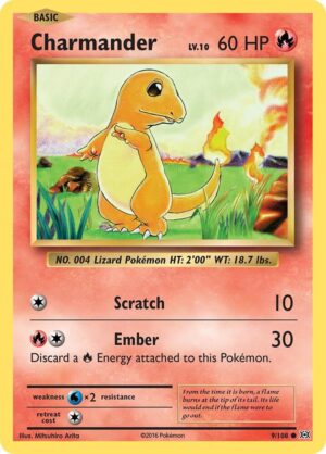 Charmander - XY - Evolutions (EVO) - 9/108 - Common