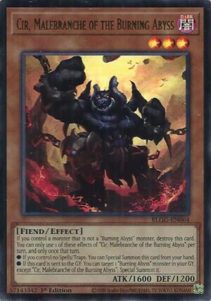 Cir, Malebranche of the Burning Abyss - Battles of Legend: Glorious Gallery BLGG-EN064 - Ultra Rare