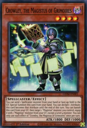 Crowley, the Magistus of Grimoires - Genesis Impact GEIM-EN001 - Super Rare