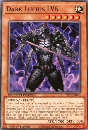 Dark Lucius LV6 - Speed Duel Decks: Twisted Nightmares SS05-ENB09 - Common