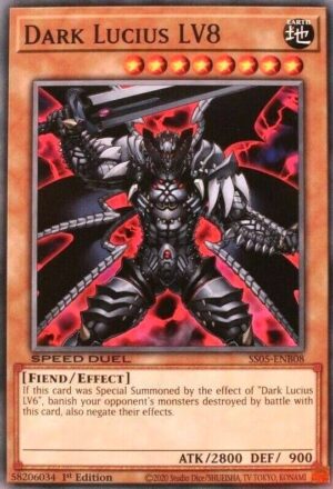 Dark Lucius LV8 - Speed Duel Decks: Twisted Nightmares SS05-ENB08 - Common